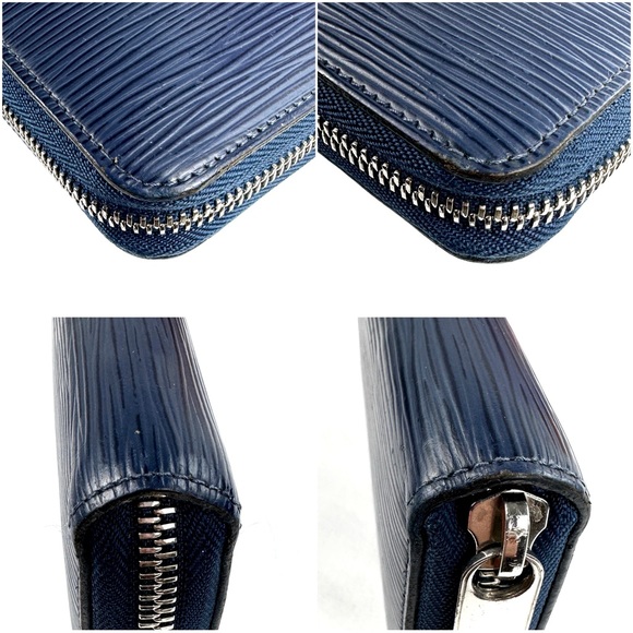 ❌SOLD❌ 💎 Louis Vuitton Navy Epi leather Zippy Wallet - Picture 6 of 14